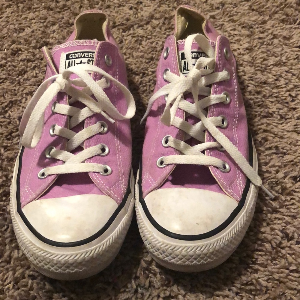 Purple/pink Converse size 10 woman’s